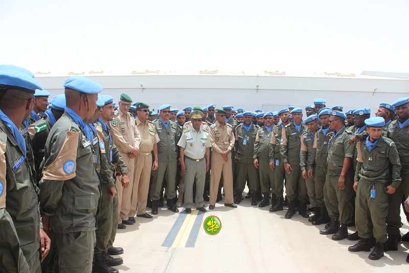 عودة 140 عنصرا من الدرك من جمهورية وسط افريقيا (صورة)