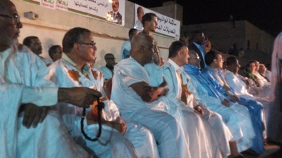 القاسم أثناء زيارته للوزير السابق امهمد