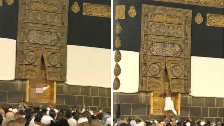 حاج يحاول اقتحام باب الكعبة والشرطة السعودية تصدر بيانا حول الحادث