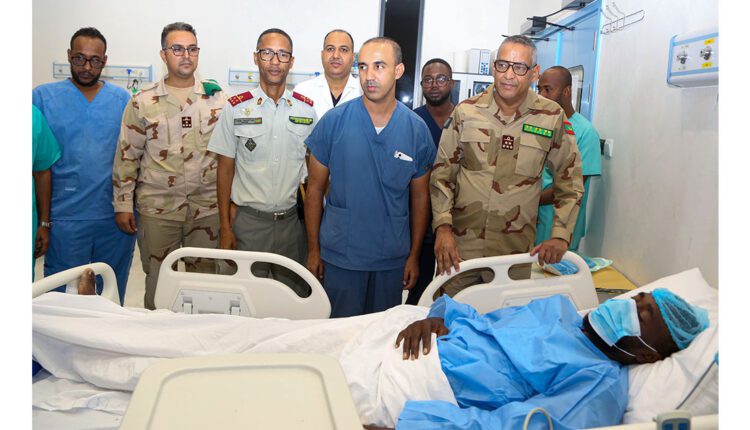 فريق طبي عسكري يجري عمليات قسطرة دماغية هي الأولى من نوعها في موريتانيا