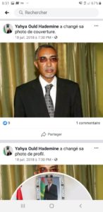 حسابات على الفيس بوك باسم ولد حدمين