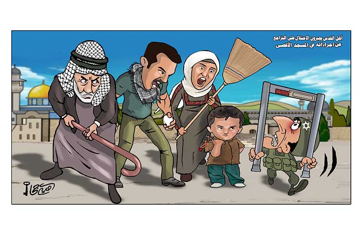 أهل القدس يجبرون الاحتلال على التراجع عن إجراءاته في المسجد الأقصى
