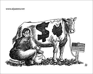 كــاريكــاتيــر الثروات العربية