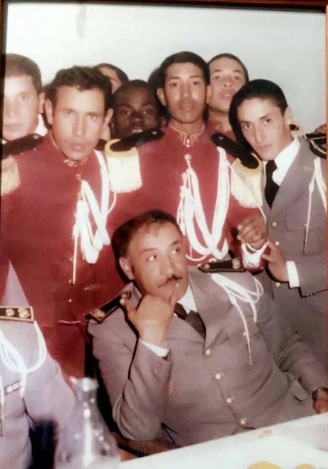 صورة نادرة لقائد الأركان الموريتانية ومساعده السابق (أرشيف)