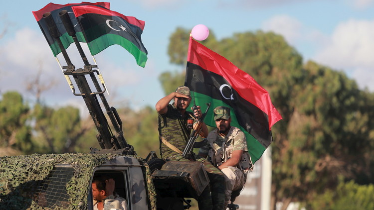 صورة أرشيفية لعناصر من القوات الموالية لخليفة حفتر
