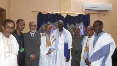 المكتب الجديد أثناء استقباله من طرف الوالي