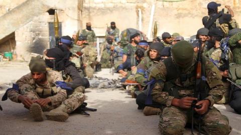 عناصر من "جبهة النصرة" في إدلب (صورة أرشيفية)