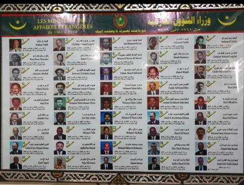 صورة جدارية بوزارة الخارجية متداولة