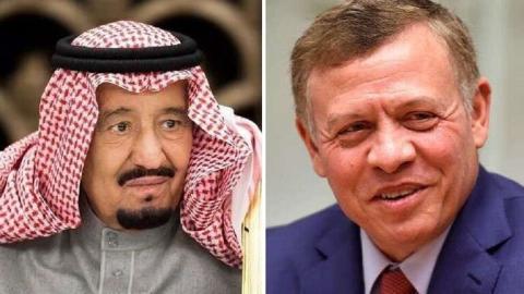 الملك الأردني  يدين "الاعتداء الجبان" الذي استهدف موقعين لشركة أرامكو