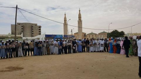 صحفيو موريتانيا يتضامنون مع  الزميل محمود حسين