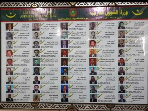صورة جدارية بوزارة الخارجية متداولة