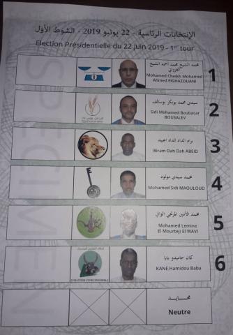 قائمة المترشحين