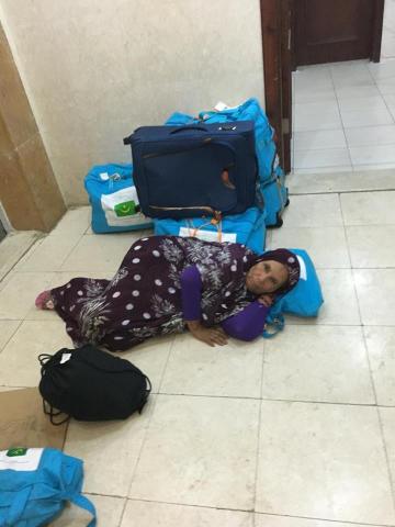 صورمقززة من معناة الفوج الثالث من الحجيج في مكة