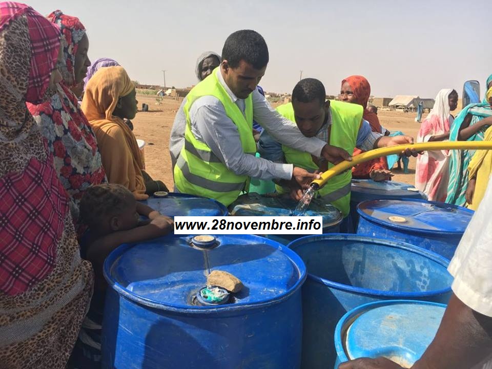حملة لسقاية الاحياء المتضررة من العطش في تمبدغة (صور)